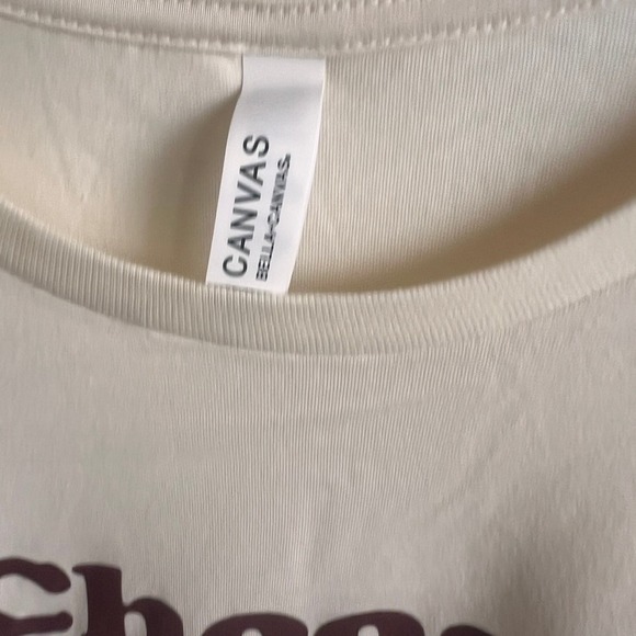 New Bella Canvas Choose Kindness Graphic T-Shirt Cream Brown 2XL Womens - Picture 4 of 8